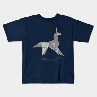 Origami Unicorn Kids T-Shirt